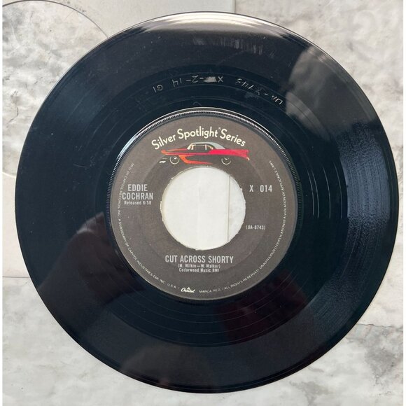 Eddie Cochran Summertime Blues / Cut Across Shorty 45 Rock Spotlight Series - Picture 6 of 6